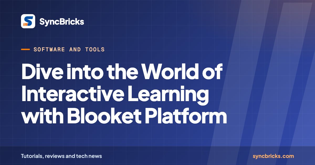 Dive into the World of Interactive Learning with Blooket Platform: SyncBricks cover