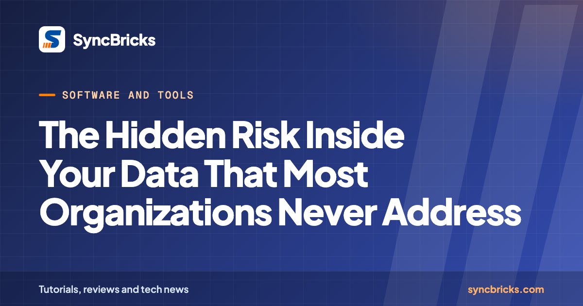 The Hidden Risk Inside Your Data That Most Organizations Never Address: SyncBricks cover