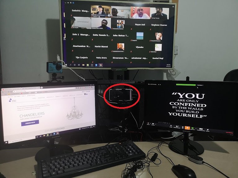web camera for zoom meeting