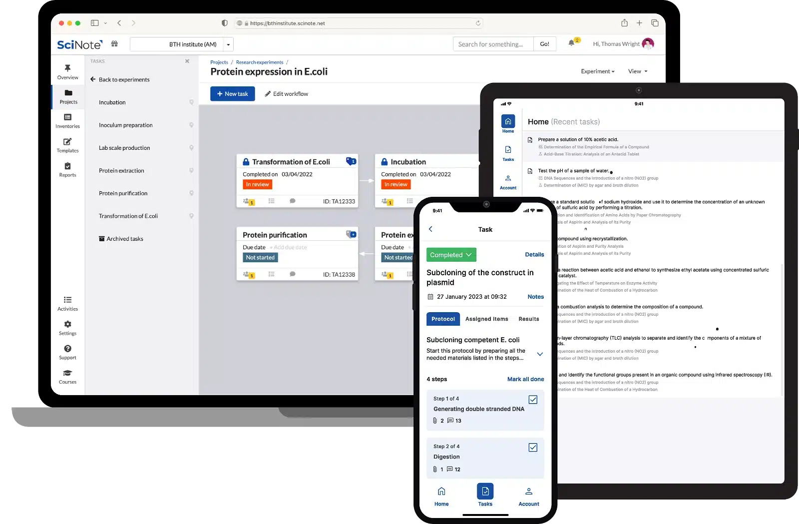 Scinote Eln Software