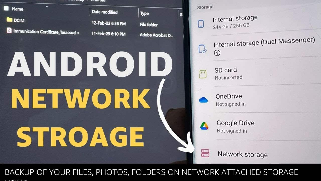 Youtube Thumnail image of : Samsung Network Storage on PC or NAS