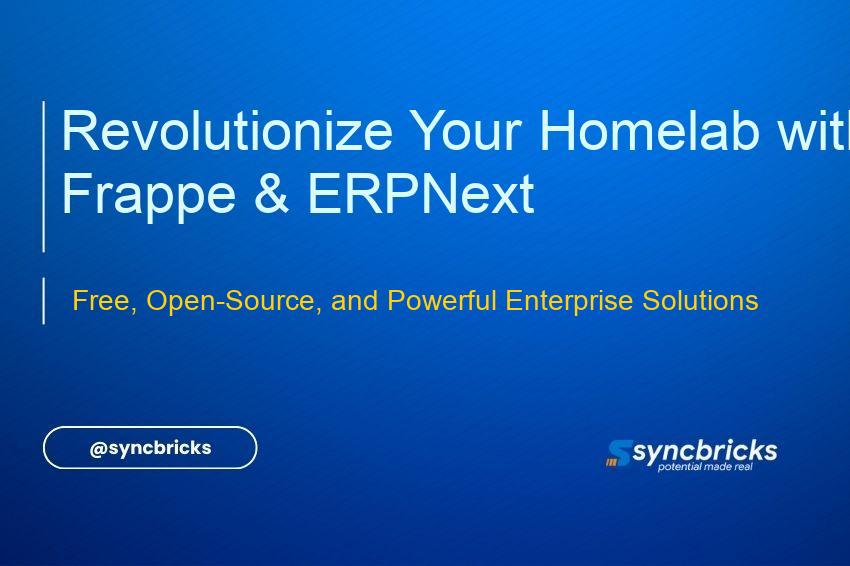 Discover how Frappe & ERPNext can transform your homelab or IT infrastructure with its free, open-source enterprise solutions. Perfect for tech enthusiasts and professionals.