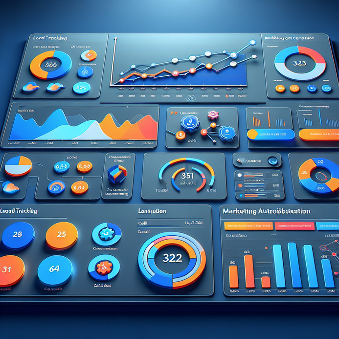 WhatConverts lead tracking and analytics dashboard showing marketing campaign performance and conversion data
